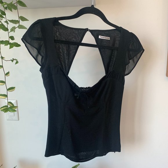 Reformation Tops - Reformation Black Top